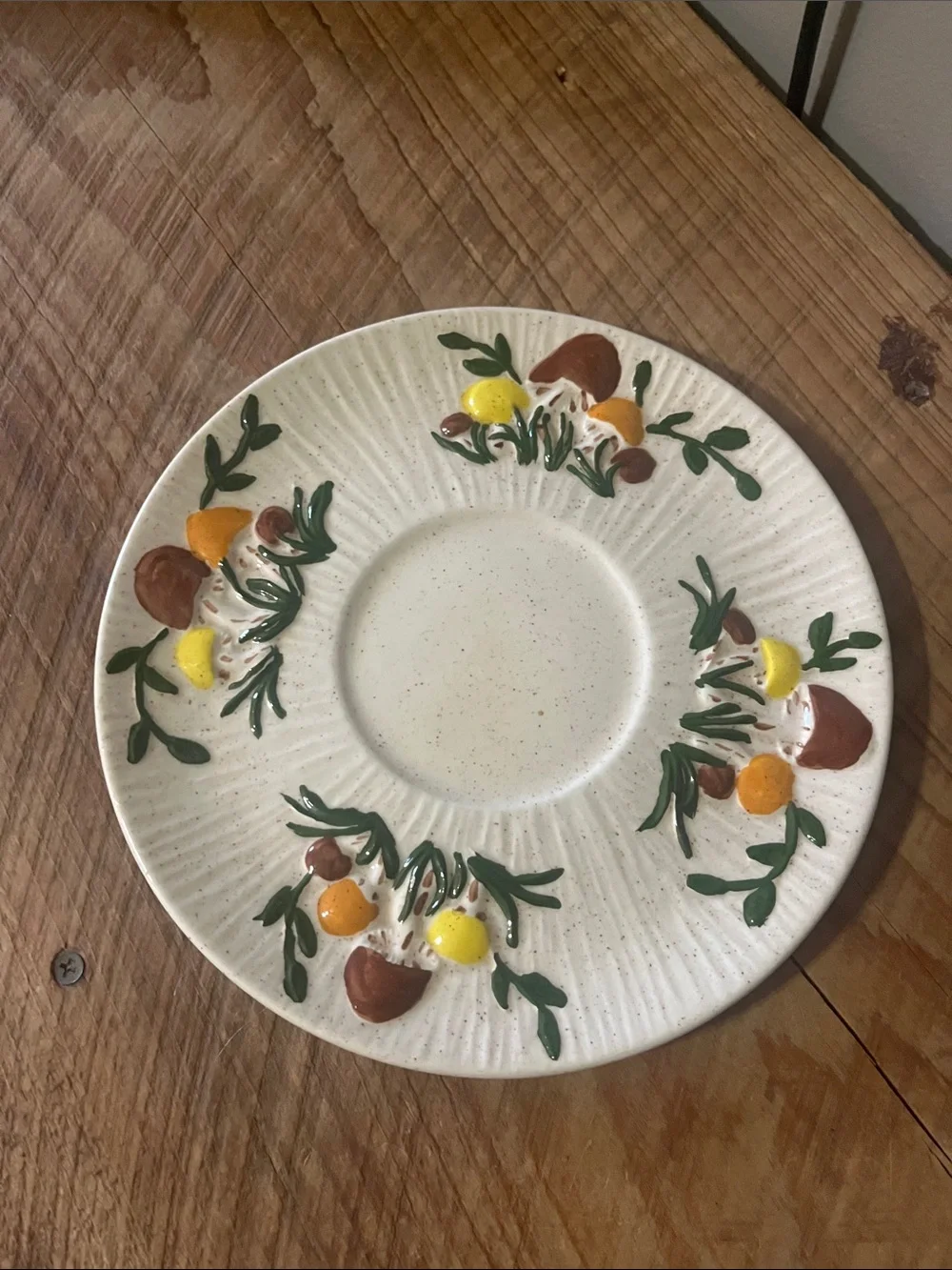 Arnels Hand-Painted Ceramic Soup Plate